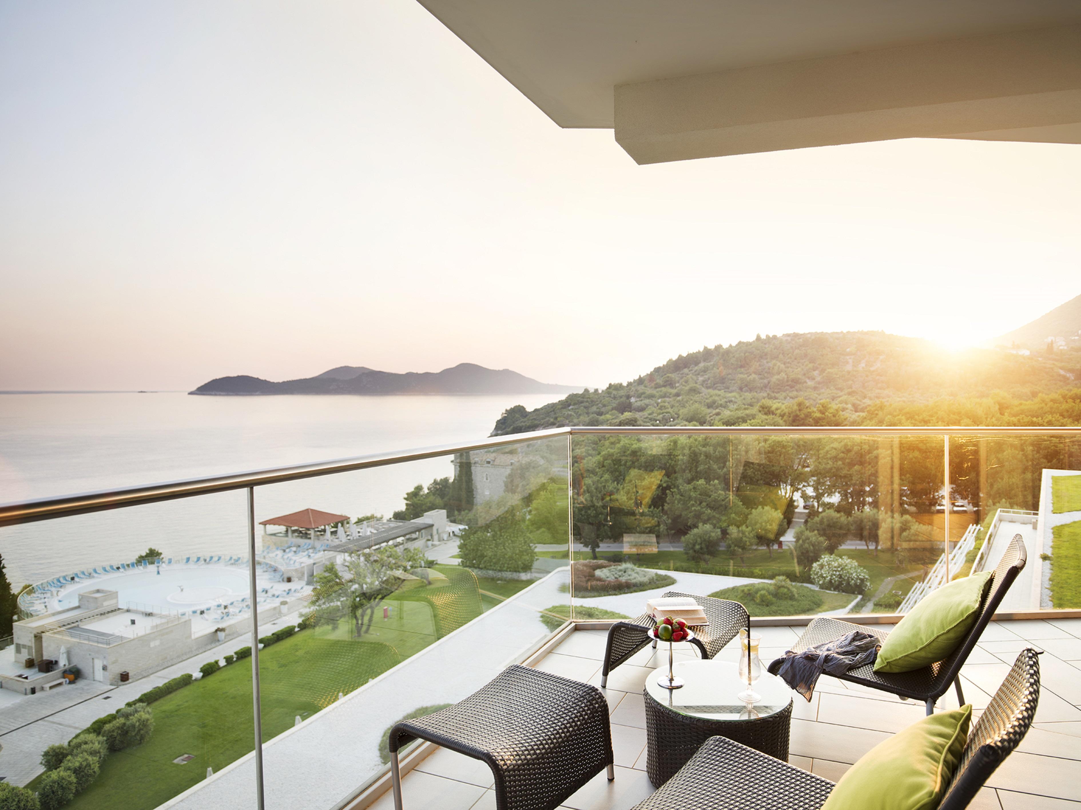 Hotel Sun Gardens Dubrovnik Orasac Esterno foto View from the hotel