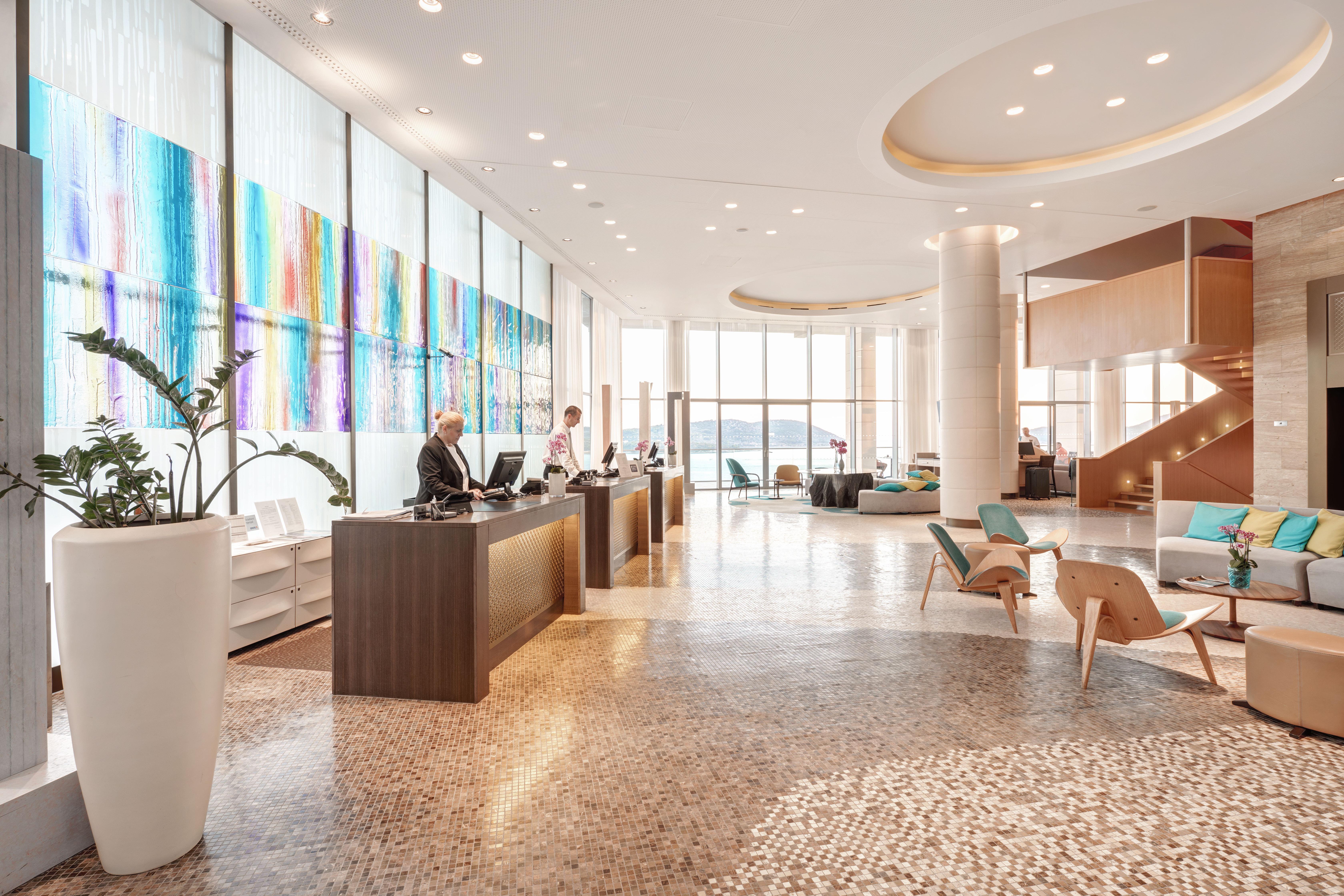 Hotel Sun Gardens Dubrovnik Orasac Esterno foto Lobby