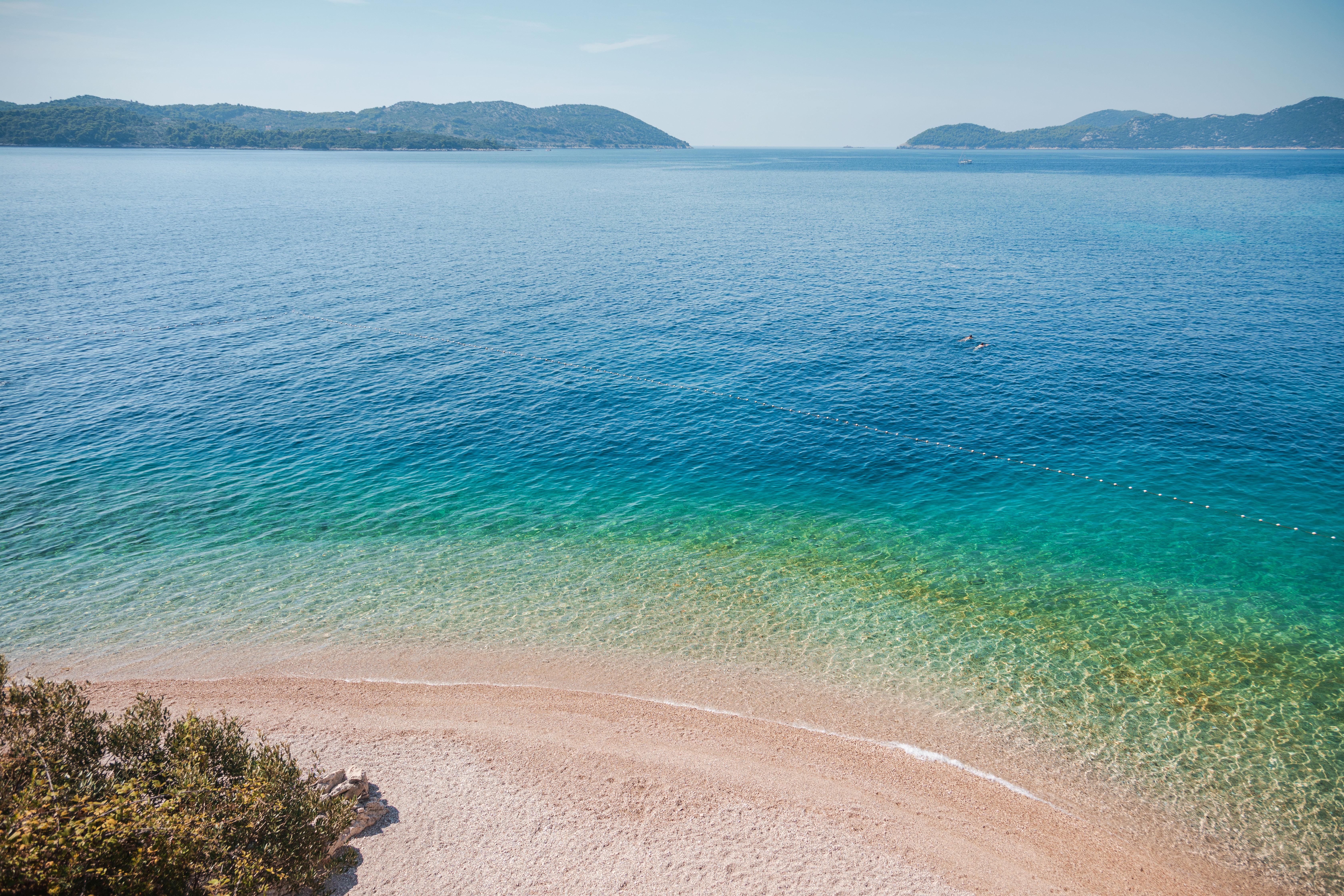 Hotel Sun Gardens Dubrovnik Orasac Esterno foto The sea at the coast of Croatia