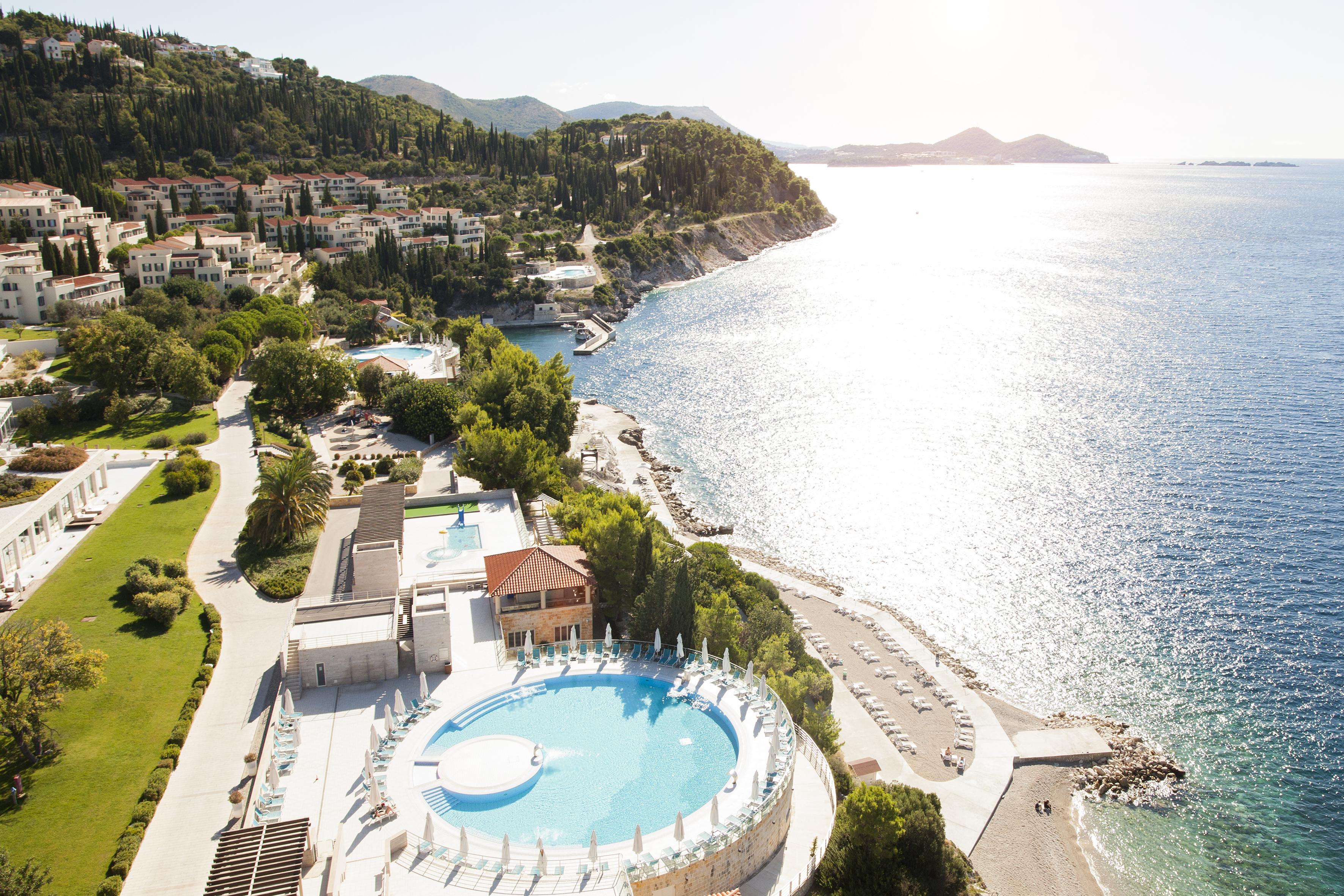 Hotel Sun Gardens Dubrovnik Orasac Esterno foto The resort's main pool